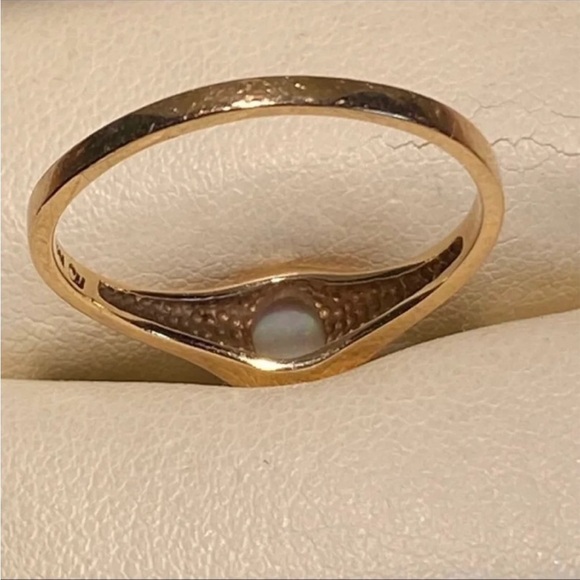 GOLD Opal vintage ring - Picture 6 of 6